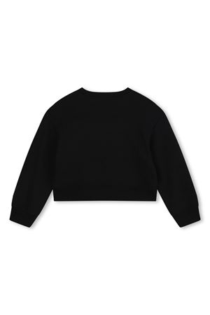 black cotton sweatshirt MARC JACOBS KIDS | W6026309B